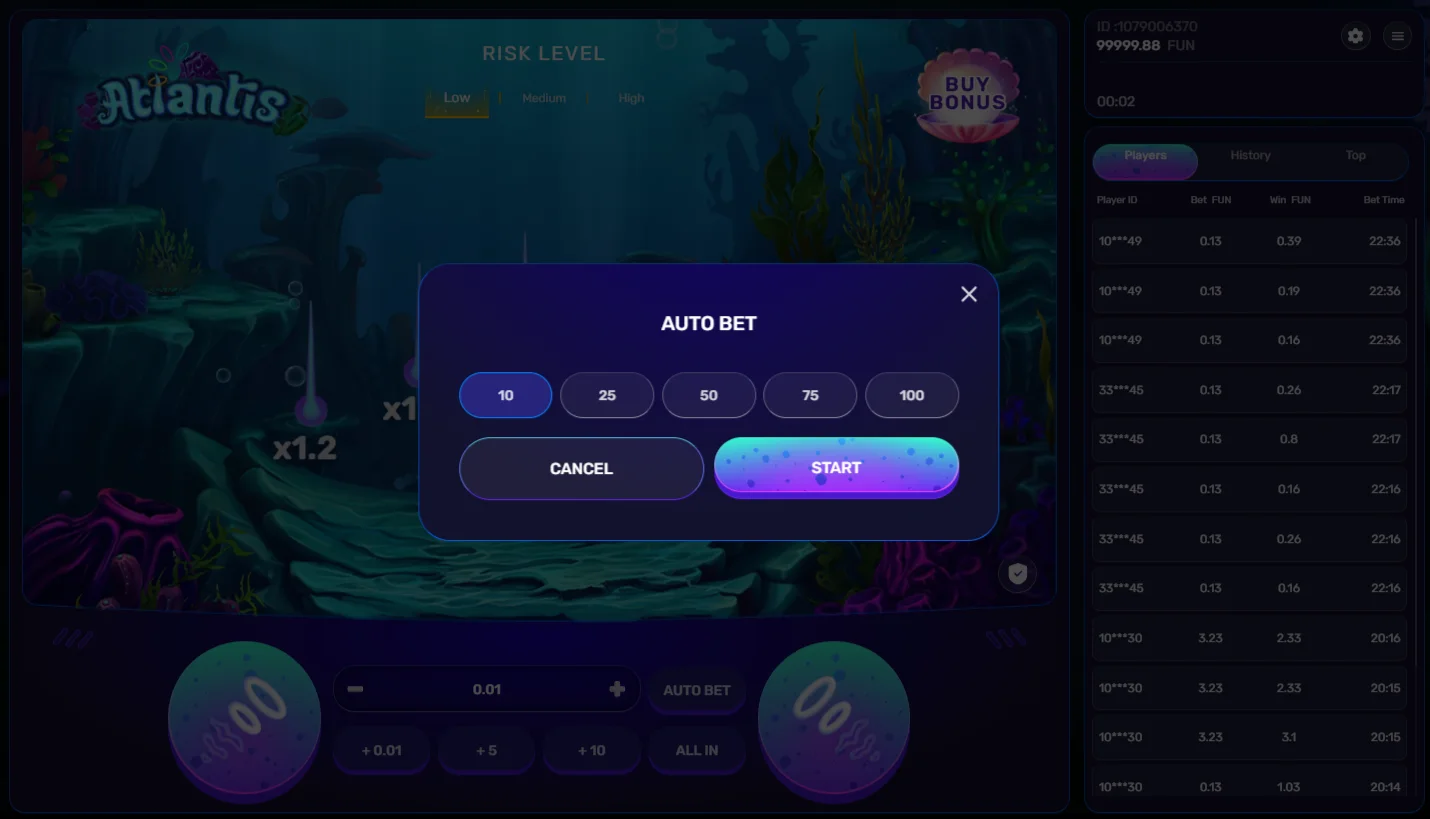 Jugar a Atlantis en móvil