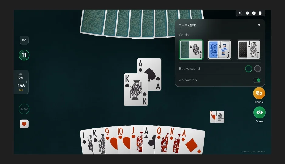 Sistema de puntuación y rondas