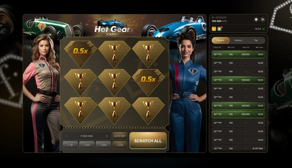 Jouez à Hot Gear sur mobile