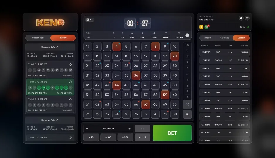 8-Number and 10-Number Modes