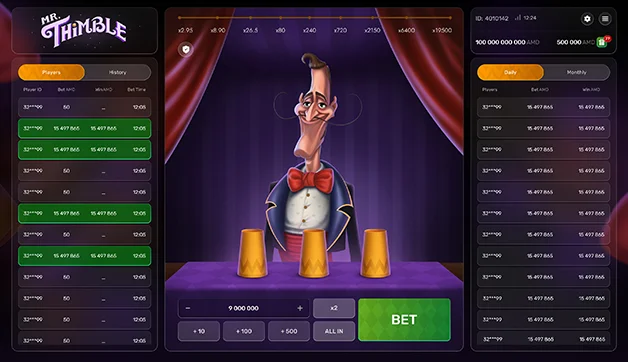 Mr. Thimble на мобильных устройствах