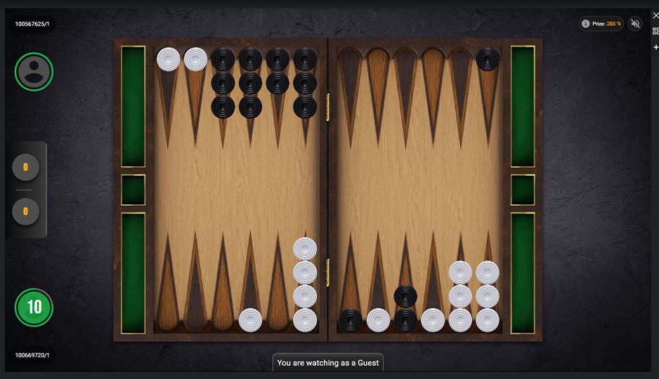 Play Backgammon online