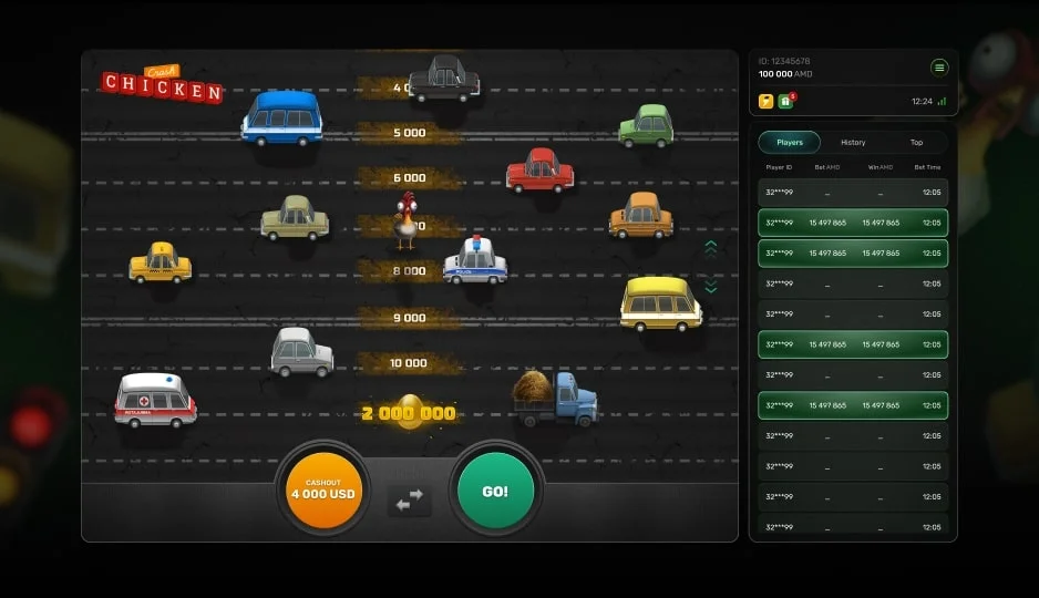 Play Chicken Crash on Mobile
