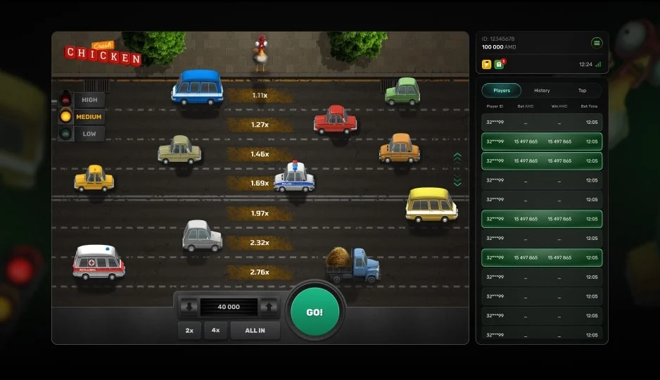 How to Play Chicken Crash