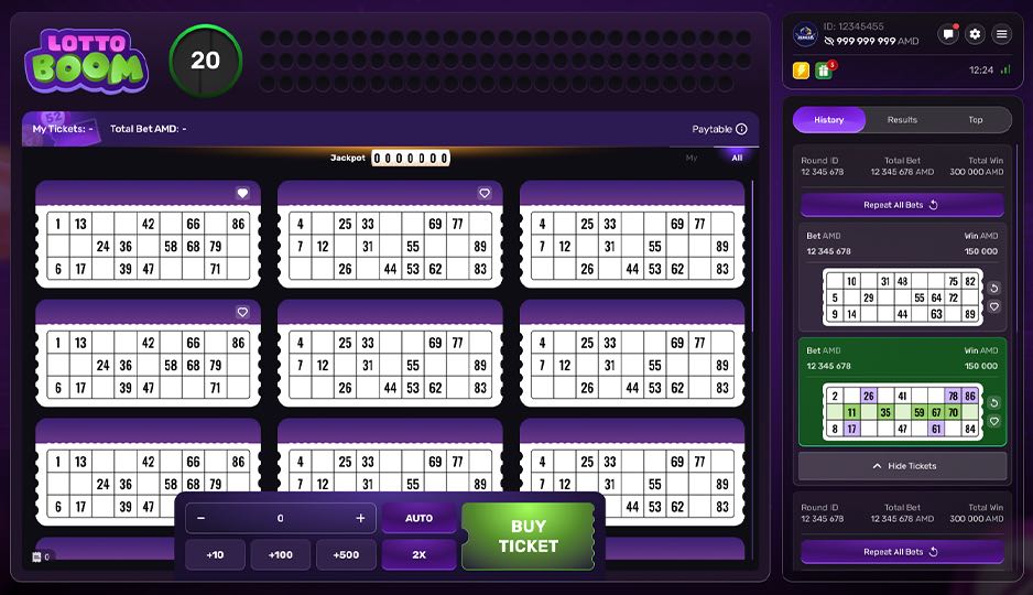 Play Lotto Boom online